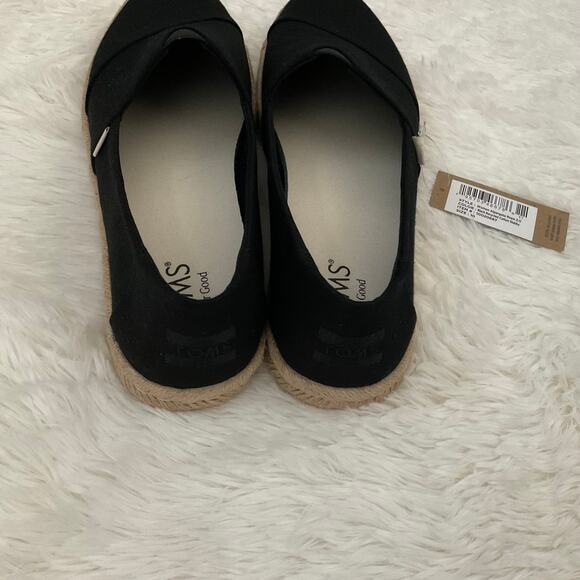 TOMS Women’s Alpargata Rope 2.0 Recycled Cotton Slubby Slip Ons - 10 - NEW - Picture 3 of 7